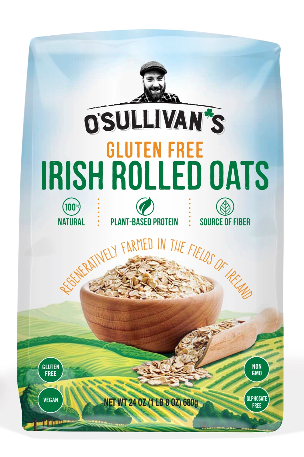O’Sullivan’s Irish Rolled Oats packaging preview